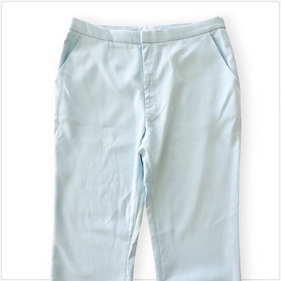 Steve Madden Light Blue Spencer Pants with Ankle Slits Summer Spring NWT NEW XL - Picture 5 of 7